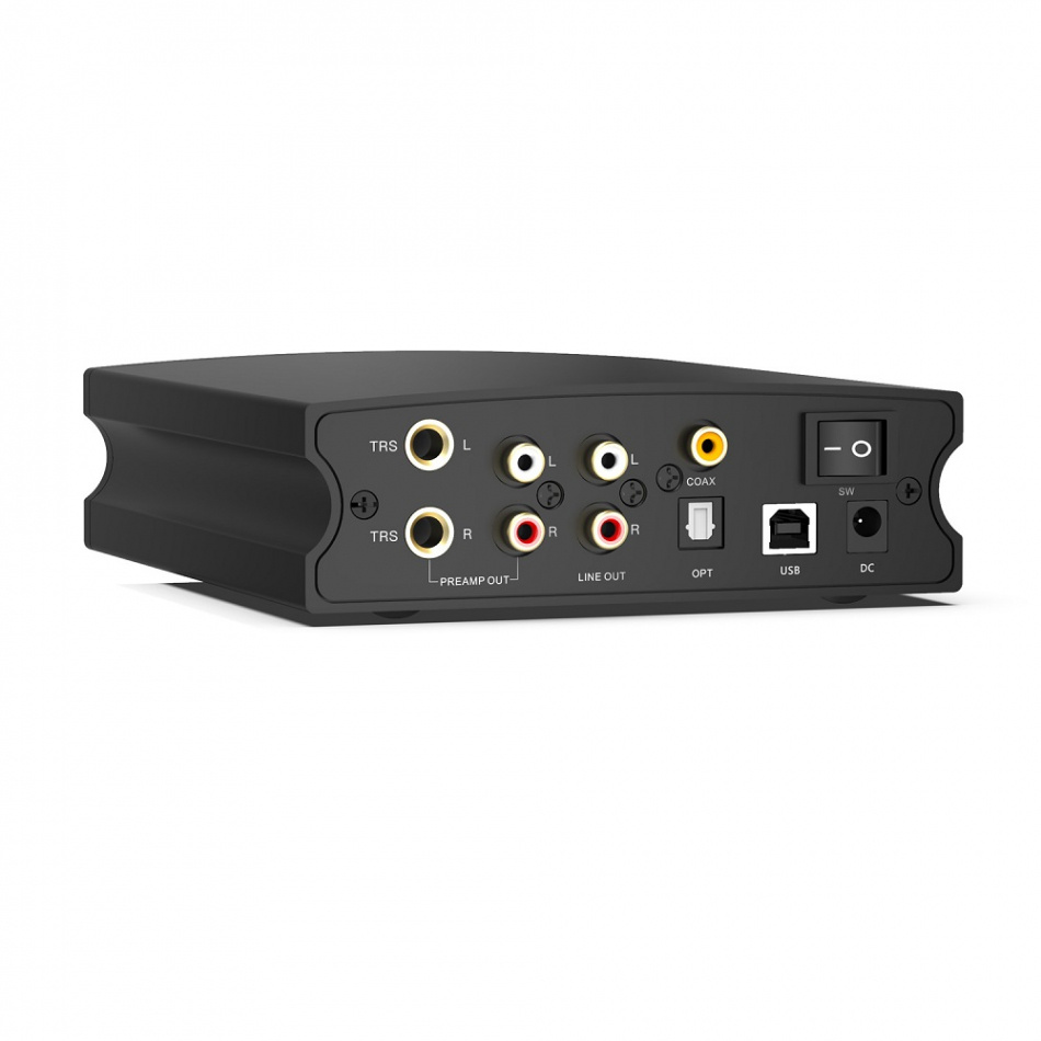 Aune X8 XVIII Magic kompakt DAC med förstegsutgång, svart