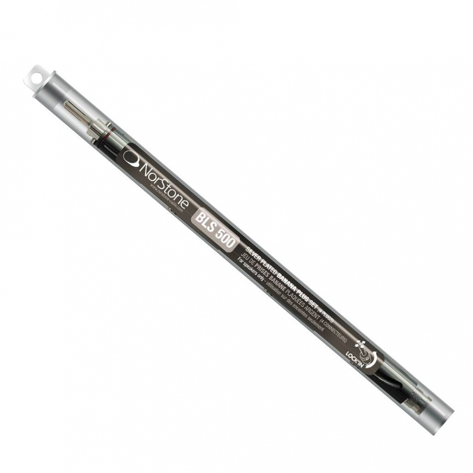 Norstone BLS-500 låsbara banankontakter, 4-pack