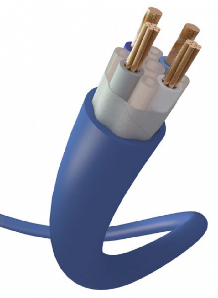 Real Cable BW-OFC400R terminerad bi-wire högtalarkabel, 2x3 meter