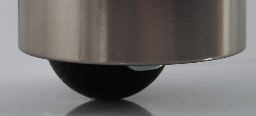 Norstone Epur 4, Hifi-rack med silverstomme och klart glas