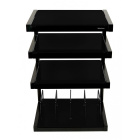 Norstone Esse Hifi Vinyl, svarta hyllor med vinylfack Norstone Esse Hifi Vinyl, svarta hyllor med vinylfack