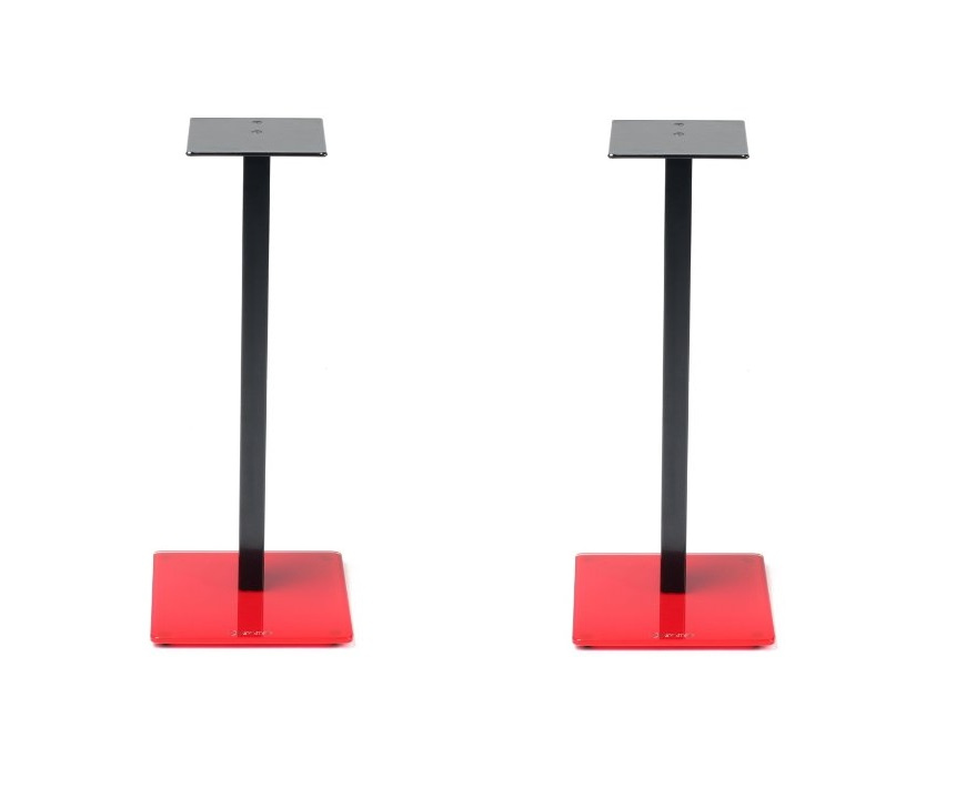 Norstone Esse Stand, högtalarstativ med röd fot 61 cm höga