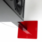 Norstone Esse Stand, högtalarstativ med röd fot 61 cm höga