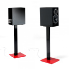 Norstone Esse Stand, högtalarstativ med röd fot 61 cm höga Norstone Esse Stand, högtalarstativ med röd fot 61 cm höga