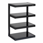 Norstone Esse Hifi, mattsvart med svarta hyllplan Norstone Esse Hifi, mattsvart med svarta hyllplan