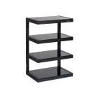 Norstone Esse Hifi, mattsvart med svarta hyllplan Norstone Esse Hifi, mattsvart med svarta hyllplan