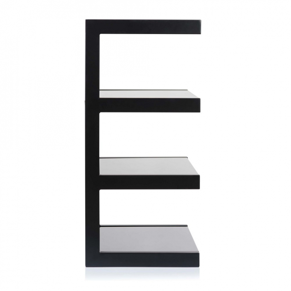 Norstone Esse Hifi, mattsvart med svarta hyllplan