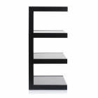 Norstone Esse Hifi, mattsvart med svarta hyllplan Norstone Esse Hifi, mattsvart med svarta hyllplan