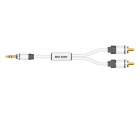 Real Cable Moniteur JRCA-1, 3.5mm-2RCA ljudkabel, 1.5 meter Real Cable Moniteur JRCA-1, 3.5mm-2RCA ljudkabel, 1.5 meter