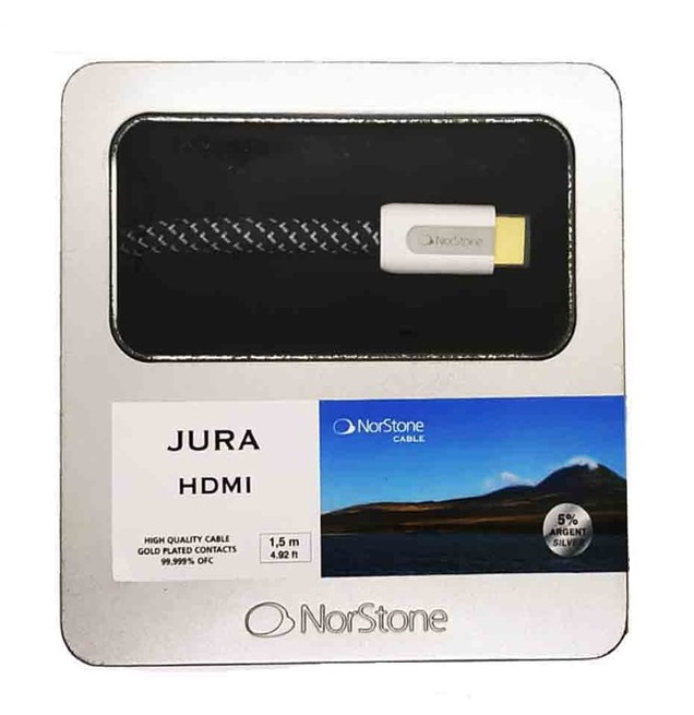 Norstone Jura HDMI med 5 % silverplätering, 0.75 meter