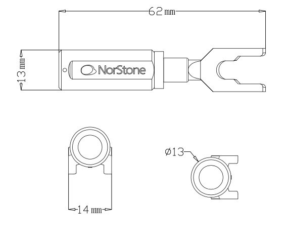 Norstone Jura Spade, spadkontakter 4-pack