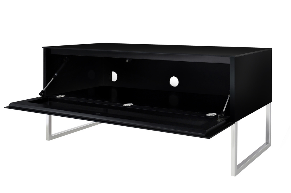 Norstone Khalm 100 mediabänk, pianosvart