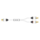 Real Cable Moniteur YRCA-1, subwoofer Y-kabel 1F-2M Real Cable Moniteur YRCA-1, subwoofer Y-kabel 1F-2M