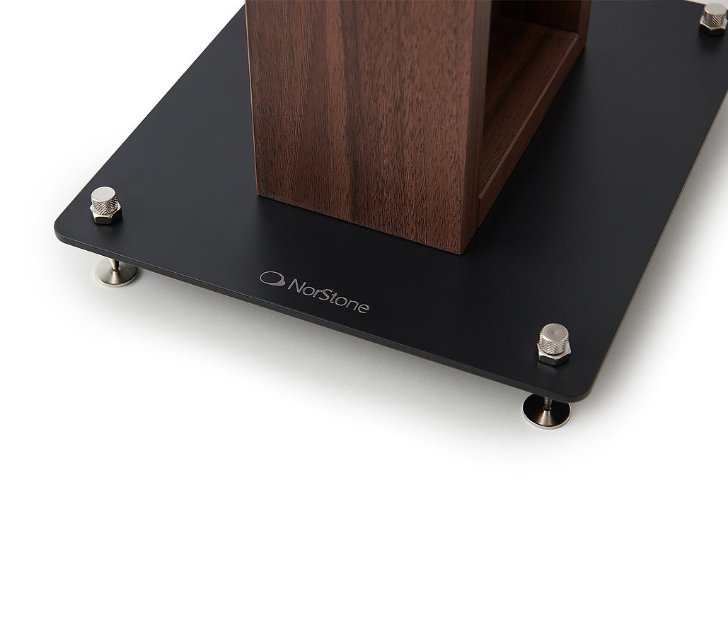 Norstone Alva Plus Högtalarstativ, valnöt