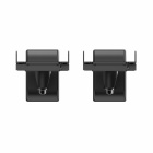 Norstone Bookshelf Wall Mount, svart par Norstone Bookshelf Wall Mount, svart par