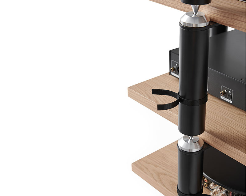 Norstone Copenhagen 3, hyllplan ek modulärt Hifi-rack