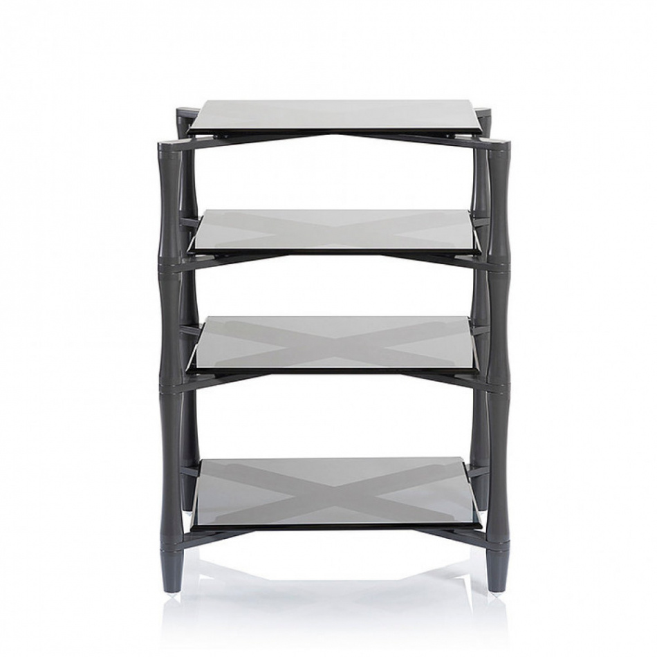 Norstone Slender Hifi stereorack, Gunmetal Grey