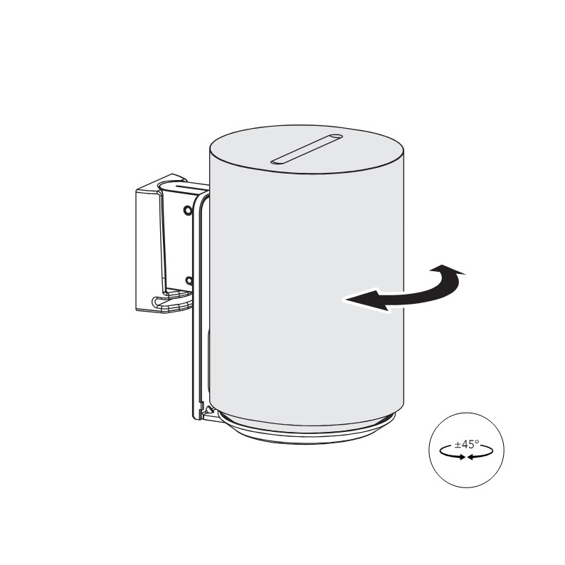 Norstone Sonos Era 100 WM tiltbart väggfäste , svart styck