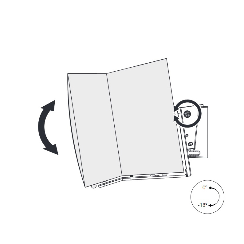 Norstone Sonos Era 300 WM tiltbart väggfäste , svart styck