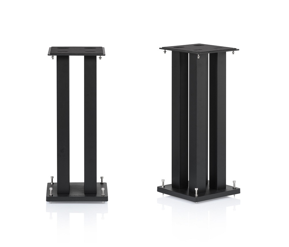 Norstone Stylum Square högtalarstativ, svart par