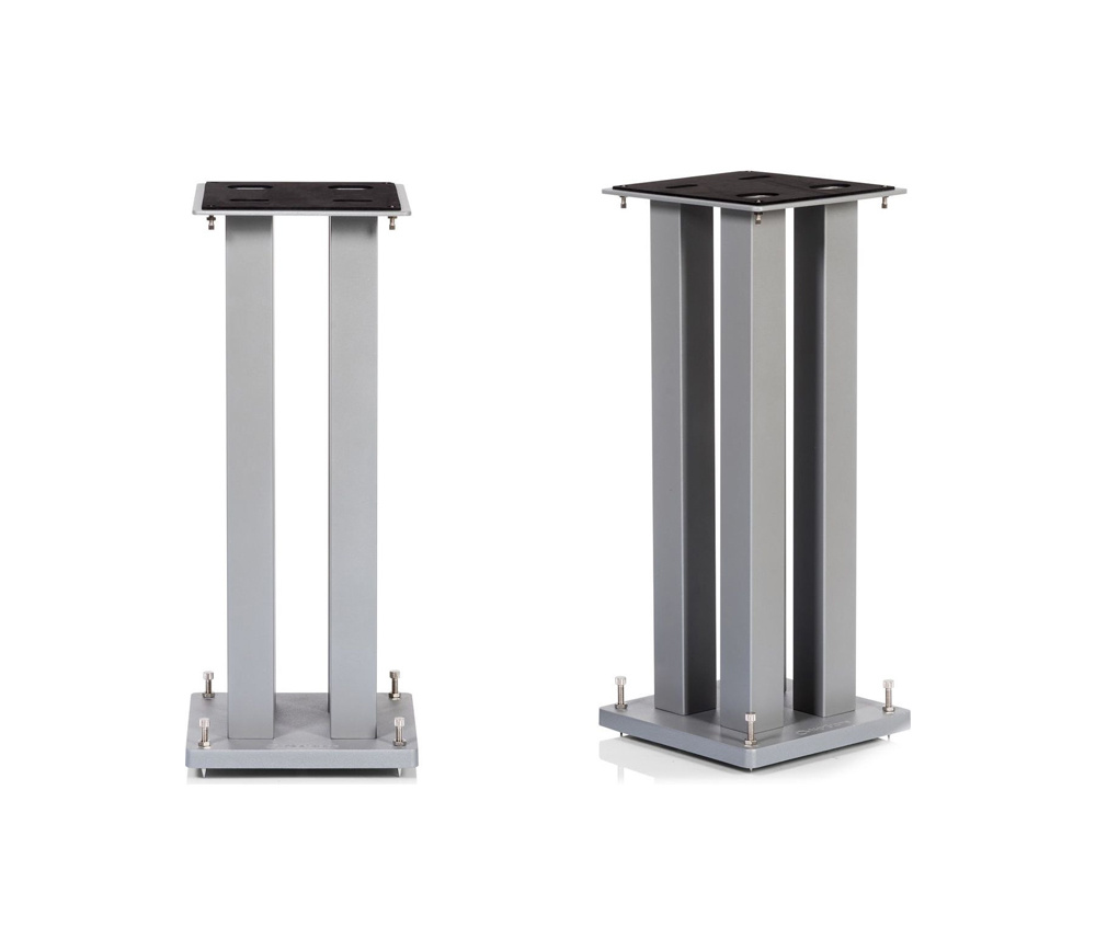 Norstone Stylum Square högtalarstativ, silver par