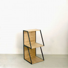 NorStone Vinyl LP Case, förvaring av vinylskivor bambu/svart NorStone Vinyl LP Case, förvaring av vinylskivor bambu/svart