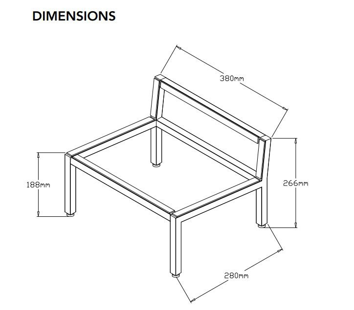 Norstone Vintage Stand, högtalarstativ svart par