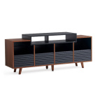 NorStone Oslo Vinyl 1600 mediabänk för skivspelare & elektronik, valnöt/svart NorStone Oslo Vinyl 1600 mediabänk för skivspelare & elektronik, valnöt/svart