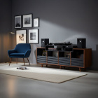 NorStone Oslo Vinyl 1600 mediabänk för skivspelare & elektronik, valnöt/svart NorStone Oslo Vinyl 1600 mediabänk för skivspelare & elektronik, valnöt/svart