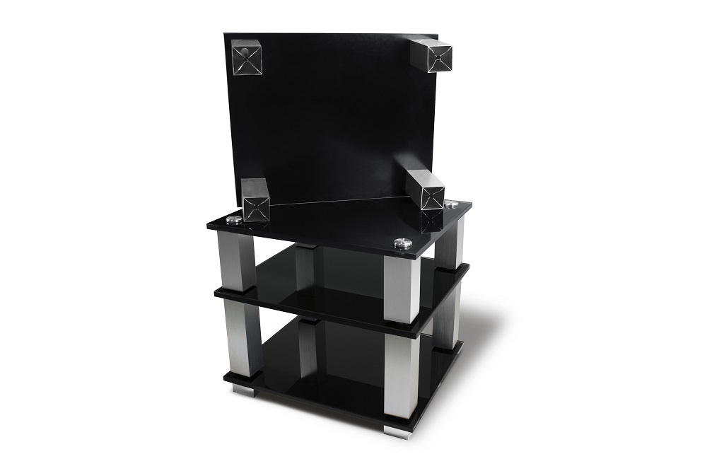 Norstone Square HiFi, rack med fyra hyllplan