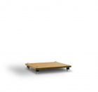 Norstone Stäbbl Hifi stereobänk, bambu med mattsvarta ben Norstone Stäbbl Hifi stereobänk, bambu med mattsvarta ben