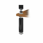 Norstone Stäbbl Hifi stereobänk, bambu med mattsvarta ben Norstone Stäbbl Hifi stereobänk, bambu med mattsvarta ben