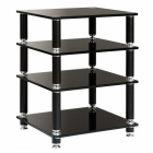 Norstone Stäbbl Hifi stereobänk, mattsvart Norstone Stäbbl Hifi stereobänk, mattsvart