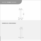 Norstone Stylum 2, mattvita högtalarstativ 60 cm höga Norstone Stylum 2, mattvita högtalarstativ 60 cm höga