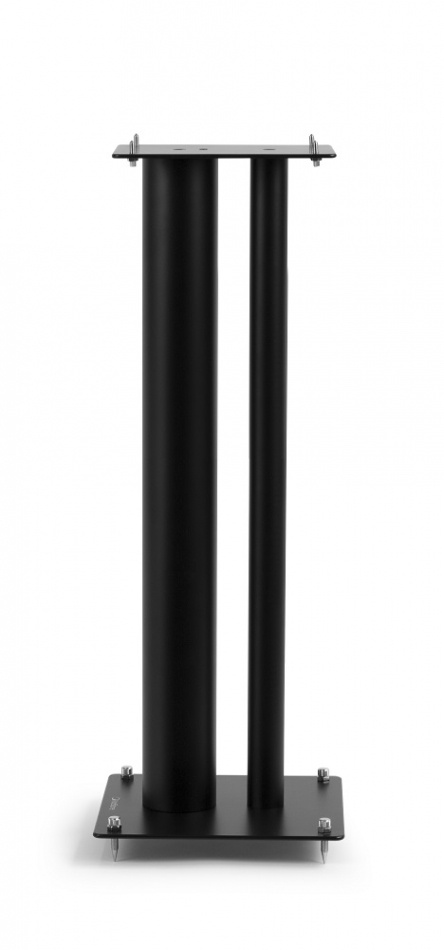 Norstone Stylum 3, mattsvarta högtalarstativ 80 cm höga