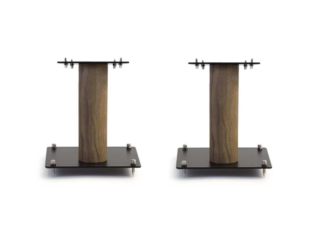 Norstone Stylum S, ek högtalarstativ 20 cm höga
