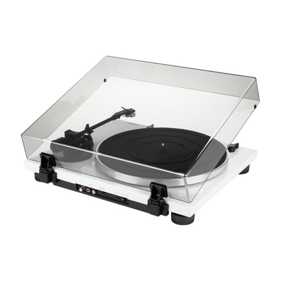 Thorens TD 201 skivspelare med Audio Technica AT3600-pickup, vit