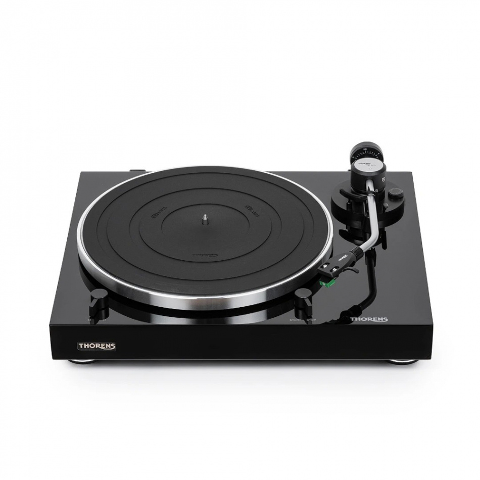 Thorens TD 204 skivspelare med Audio Technica AT95E-pickup, svart