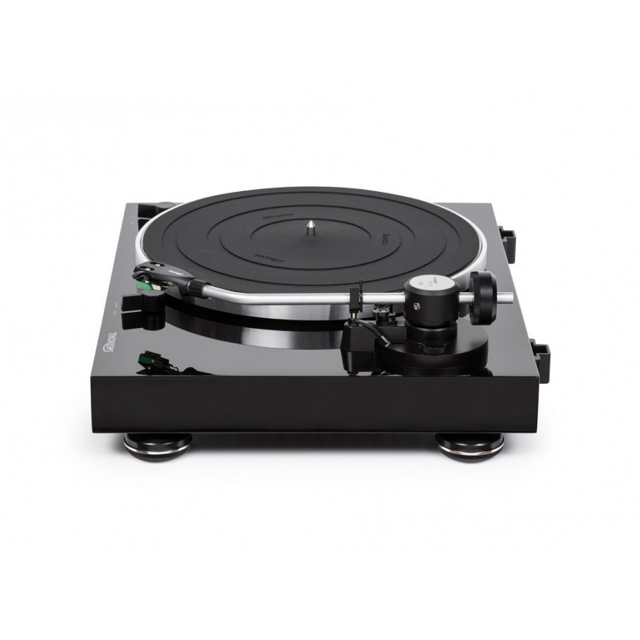 Thorens TD 204 skivspelare med Audio Technica AT95E-pickup, svart
