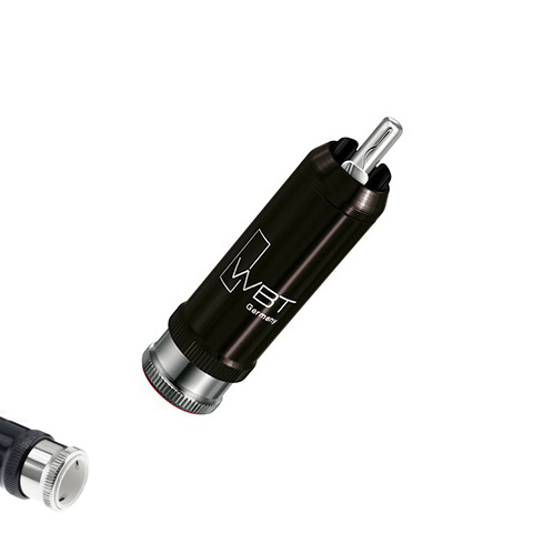 WBT-0110Ag Nextgen RCA-kontakt 75 Ohm vit färgmärkning, styck