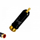 WBT-0110Cu Nextgen RCA-kontakt 75 Ohm röd färgmärkning, styck WBT-0110Cu Nextgen RCA-kontakt 75 Ohm röd färgmärkning, styck