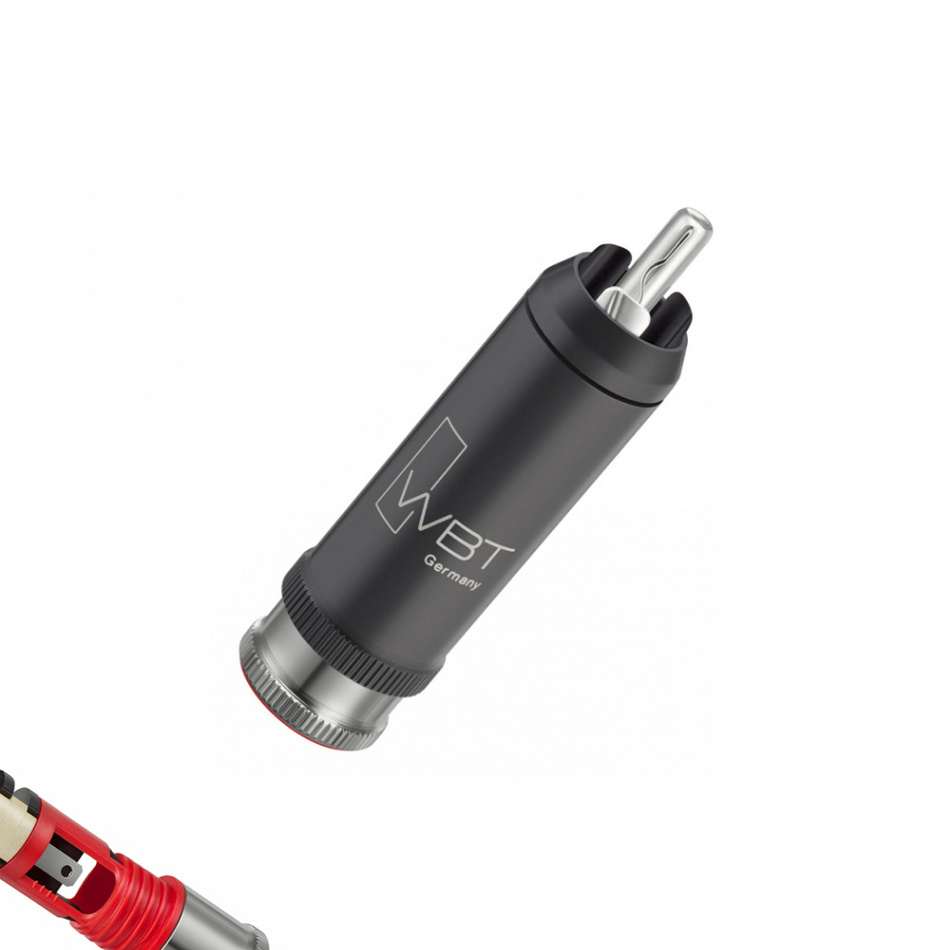 WBT-0114Ag Nextgen RCA-kontakt röd färgmärkning, styck