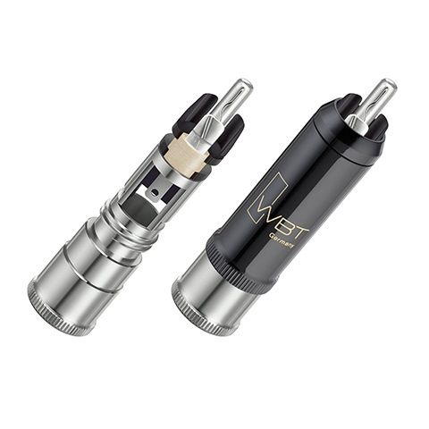 WBT-0152Ag Nextgen RCA-kontakt röd färgmärkning, styck