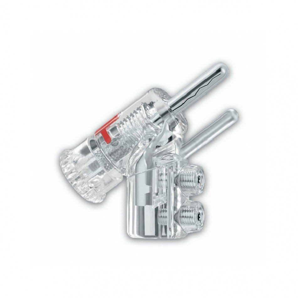 WBT-0610Ag Nextgen banankontakt röd färgmärkning, styck