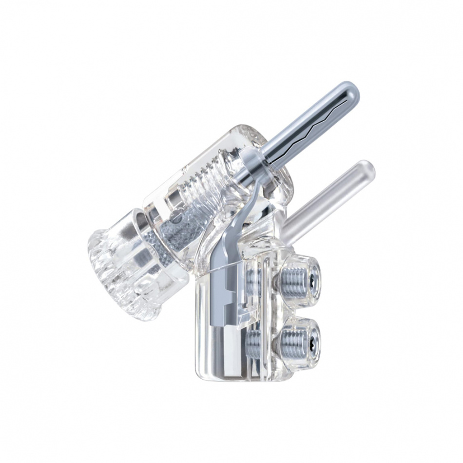 WBT-0610Ag Nextgen banankontakt vit färgmärkning, styck