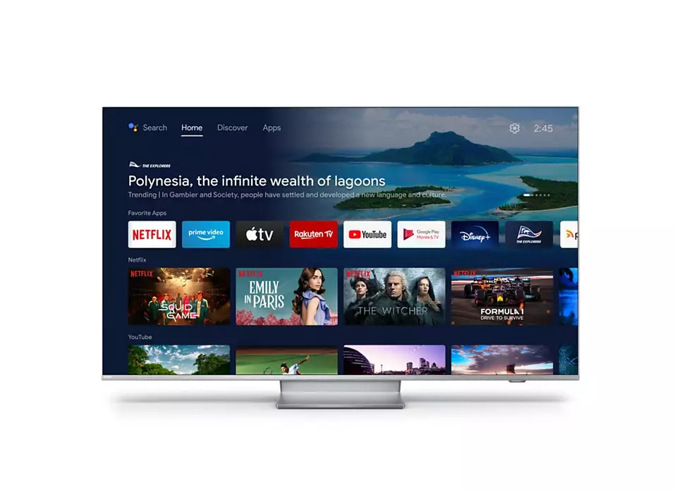Philips 65 tum 4K UHD Android-TV med 3-sidig Ambilight - 65PUS8807/12