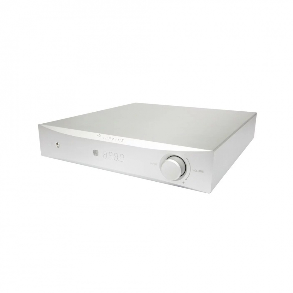 NuPrime DAC-8 med stöd för Hi-Res Audio, silver