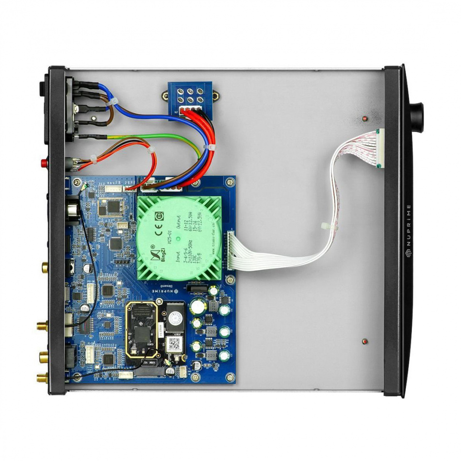 NuPrime Omnia Stream-9 nätverksspelare med AirPlay 2, svart