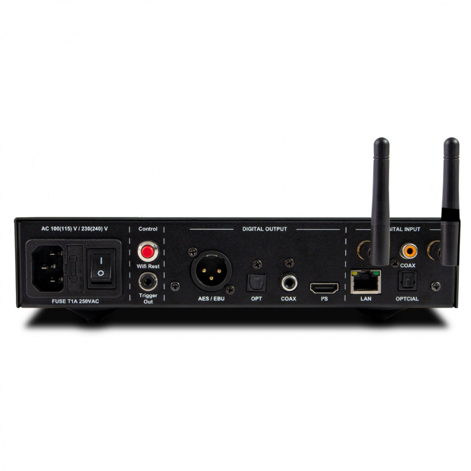 NuPrime Omnia Stream-9 nätverksspelare med AirPlay 2, silver