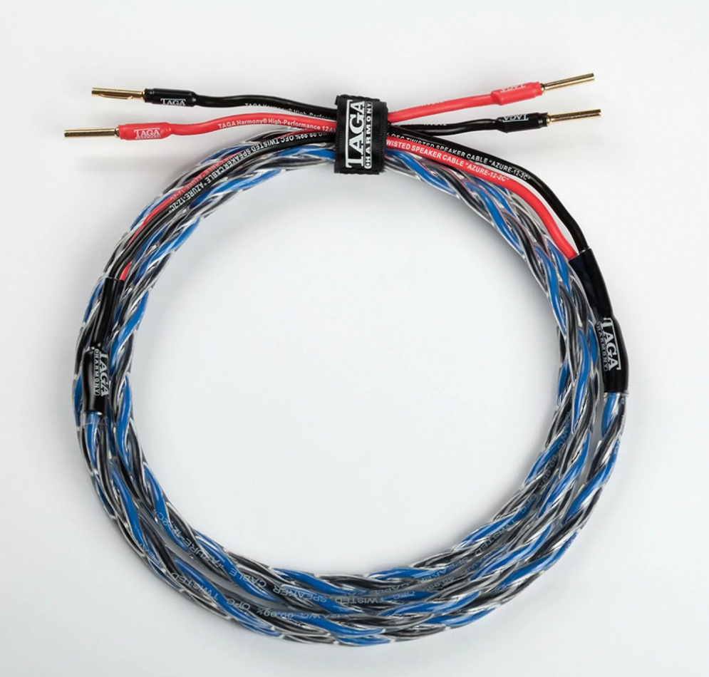 TAGA Harmony Azure 12-2C Högtalarkabel Stereopar, 2x2.5 meter
